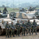 Challenger 2 alongside the British Army’s mechanized infantry combat vehicle, the Warrior.